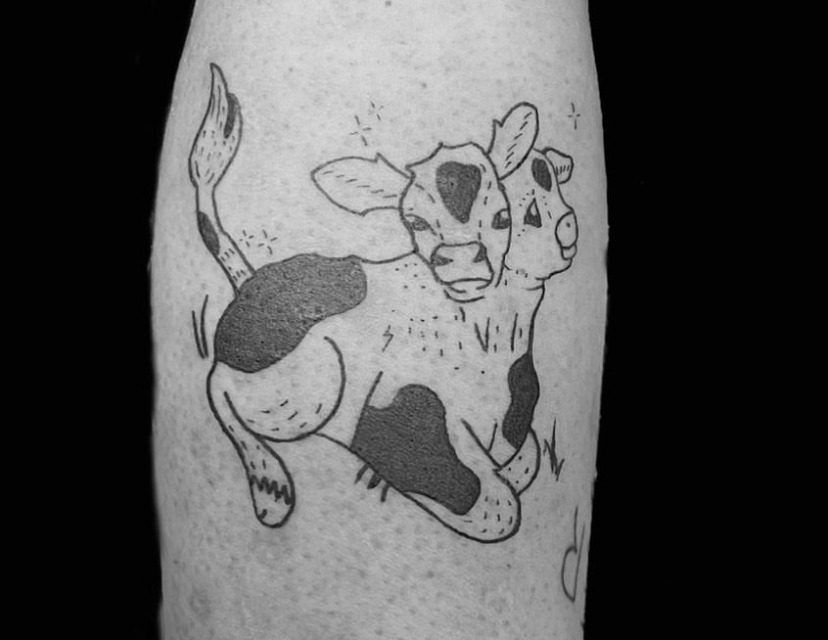 Highland Cow tattoo #highlandcow #highlandcowtattoo | Bull tattoos, Cow  tattoo, Taurus tattoos